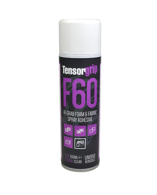 F60 High Grab NC Foam & Fabric Spray Adhesive UK
